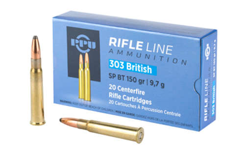 Ammunition Prvi Partizan Rifle 303British PPU 303 BRITISH SP 150GR 20/200